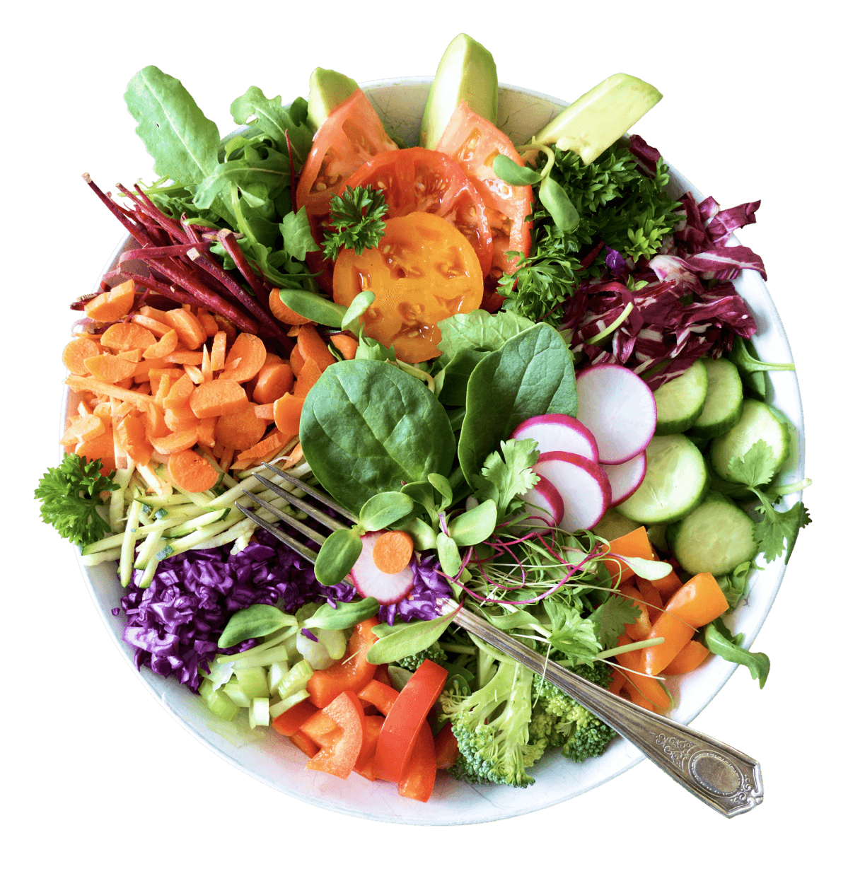 a healthy salad