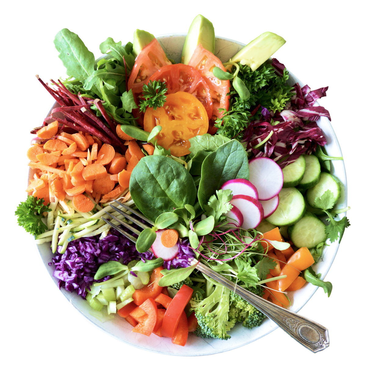 a healthy salad