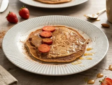 pancakes με αλεύρι ολικής χωρίς ζάχαρη
